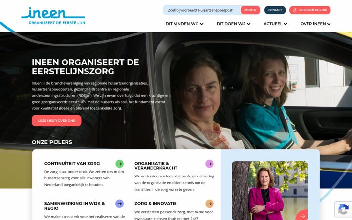Screenshot of ineen.nl