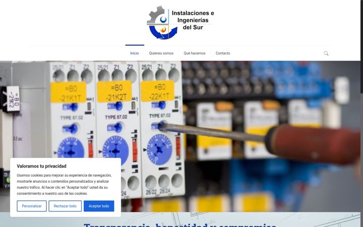 Screenshot of ineinsur.es