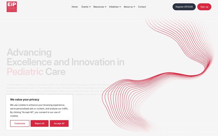 Screenshot of ineip.org