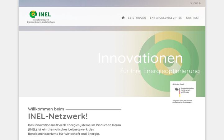 Screenshot of inel-netzwerk.de