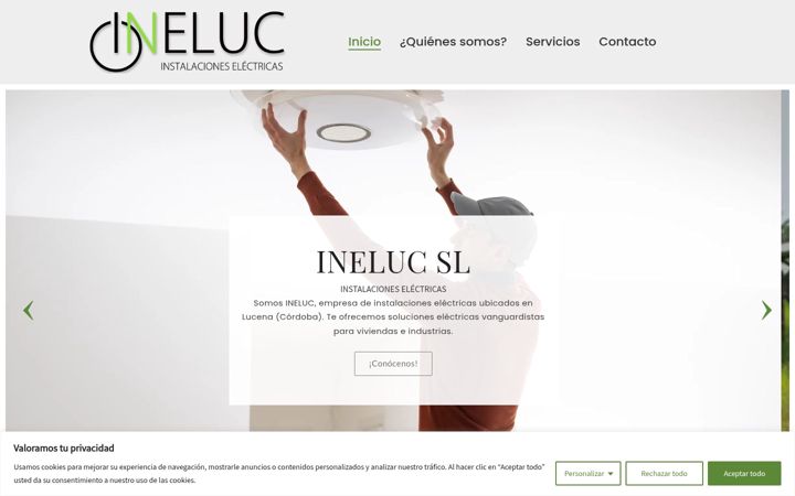 Screenshot of ineluc.com
