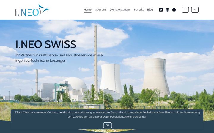 Screenshot of ineo-swiss.ch