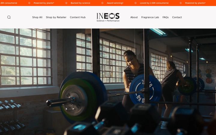 Screenshot of ineoshygienics.com