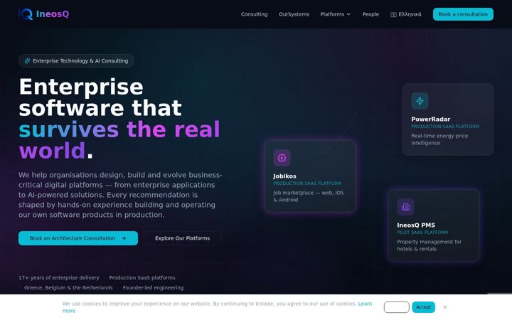 Screenshot of ineosq.com