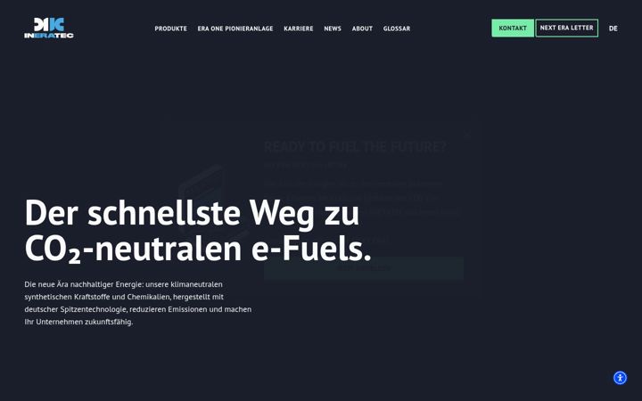 Screenshot of ineratec.de