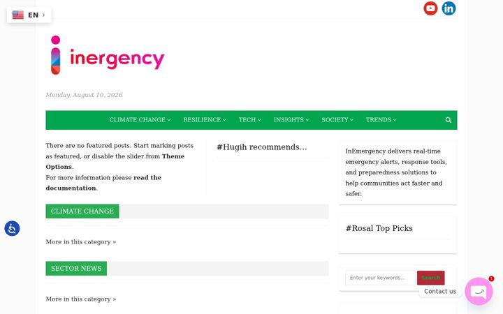 Screenshot of inergency.com
