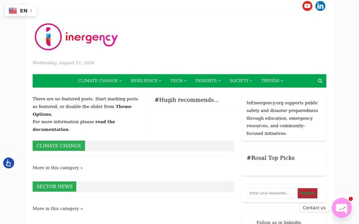 Screenshot of inergency.org