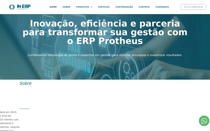Screenshot of inerpconsultoria.com.br