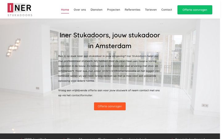 Screenshot of inerstucadoors.nl