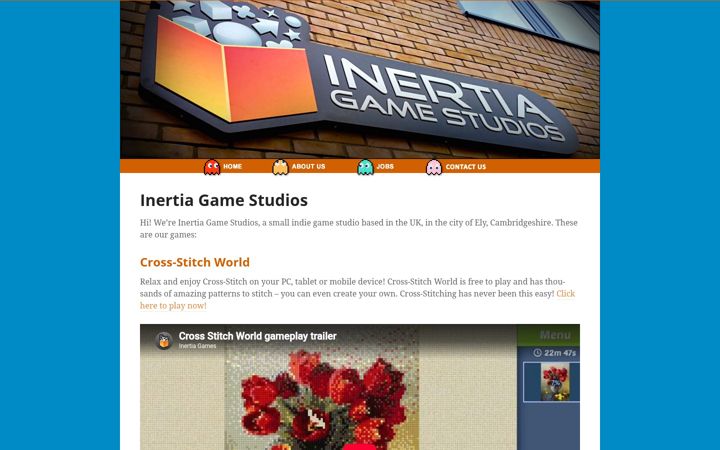 Screenshot of inertiasoftware.com
