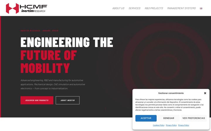 Screenshot of inertim.com