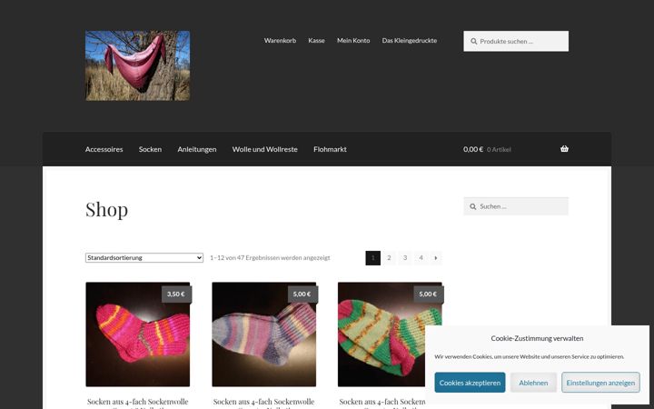 Screenshot of ines-handarbeit.de