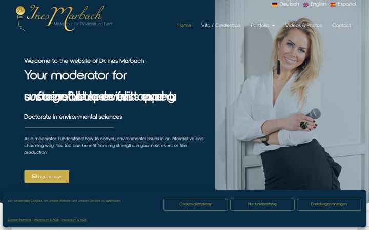 Screenshot of ines-marbach.de