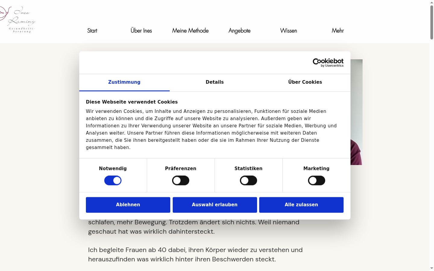 Sutikimo reklamjuostės, rodytos prieš bet kokią sąveiką, ekrano kopija