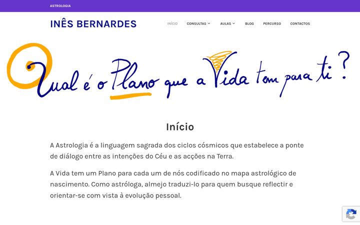 Screenshot of inesbernardes.net