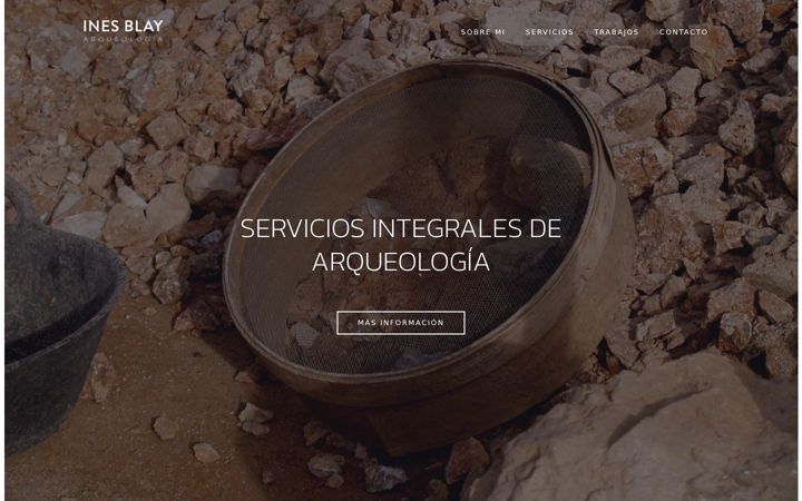Screenshot of inesblay.com