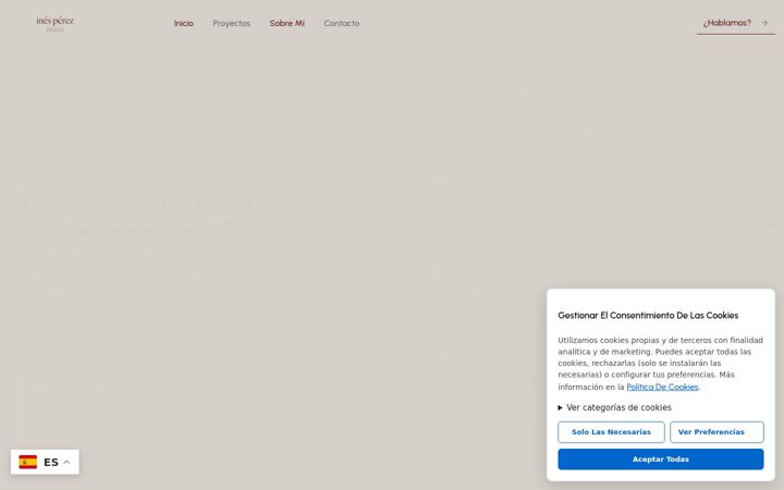 Screenshot of inesperezstudio.com