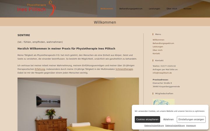 Screenshot of inespilitsch.de