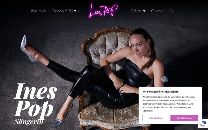 Screenshot of inespop.com
