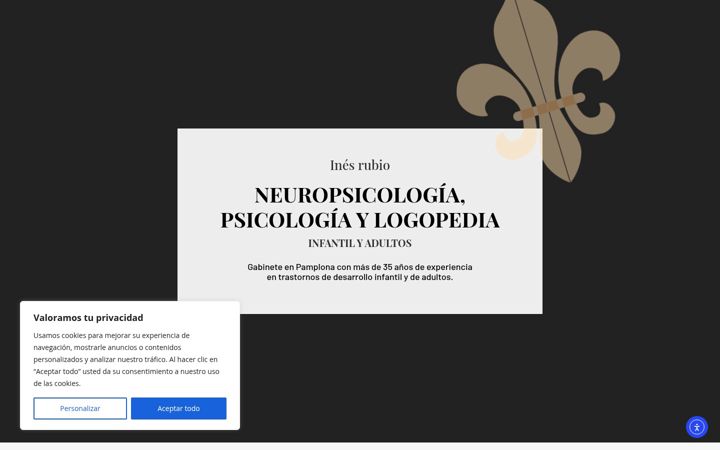 Screenshot of inesrubio.es
