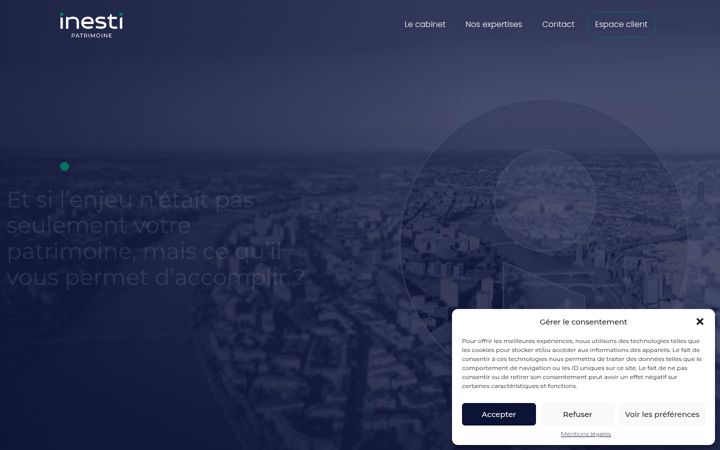 Screenshot of inesti.fr