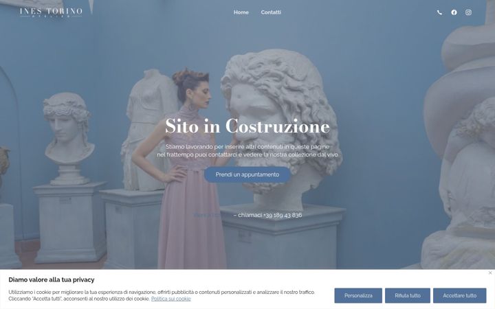 Screenshot of inestorinoatelier.com