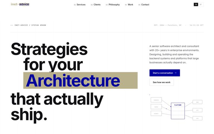 Screenshot of inet-advice.com