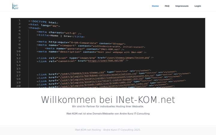 Screenshot of inet-kom.net