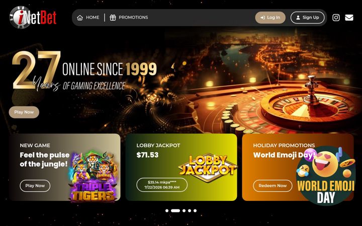 Screenshot of inetbet.com