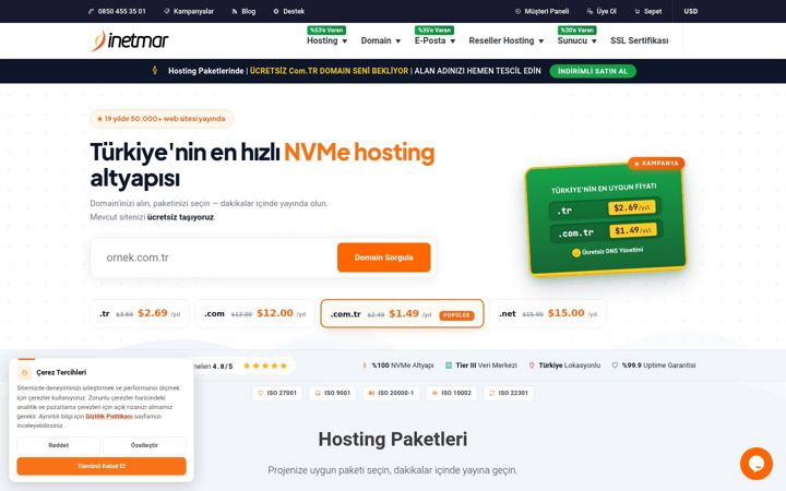 Screenshot of inetmar.com