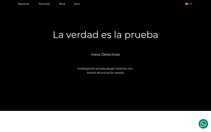 Screenshot of inevadetectives.eu