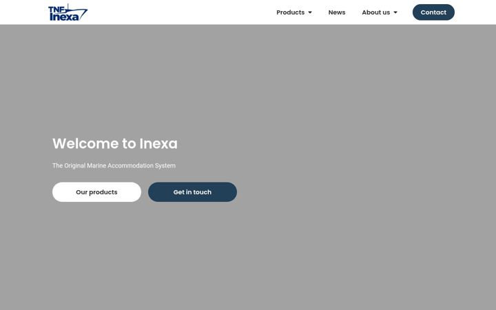Screenshot of inexa-tnf.com