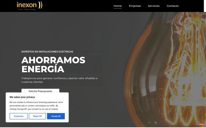 Screenshot of inexon.es