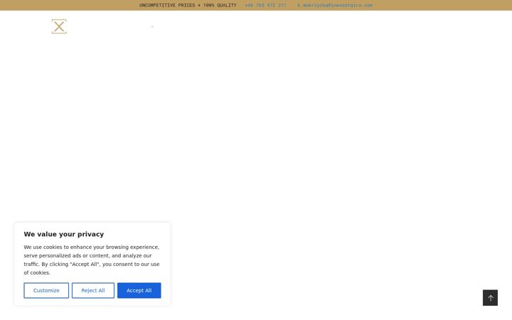 Screenshot of inexostairs.com