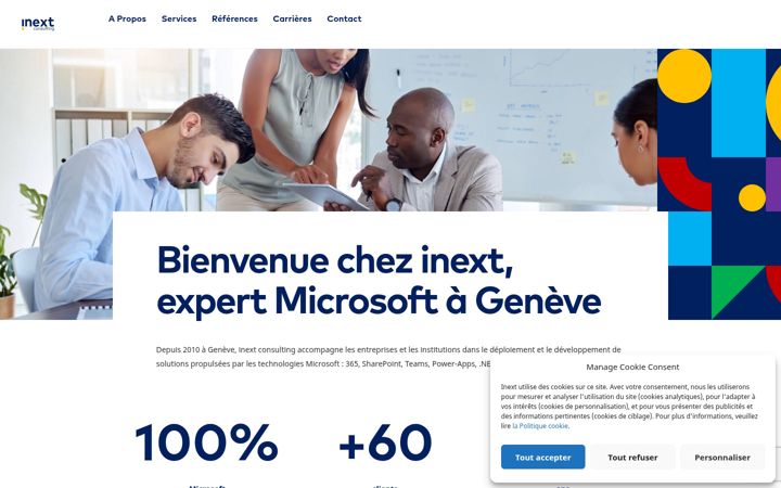 Screenshot of inext-consulting.ch