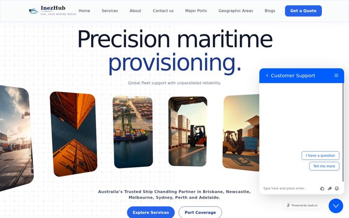 Screenshot van inezhub.com
