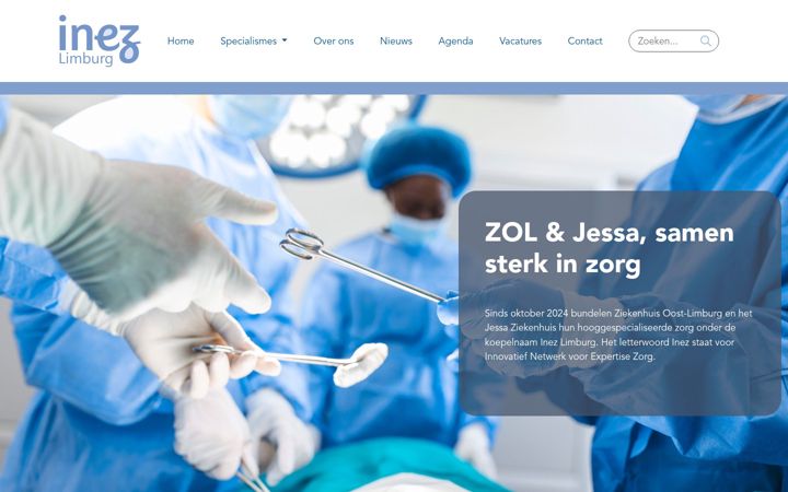 Screenshot of inezlimburg.be
