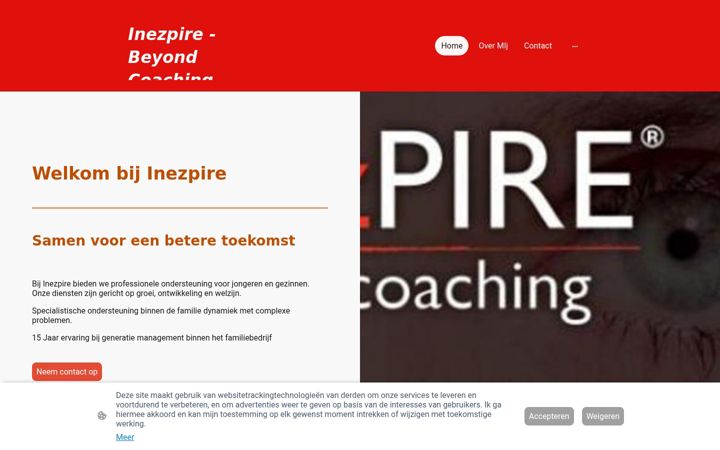 Screenshot of inezpire.nl