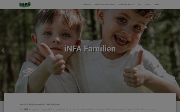 Screenshot of infa-familien.de