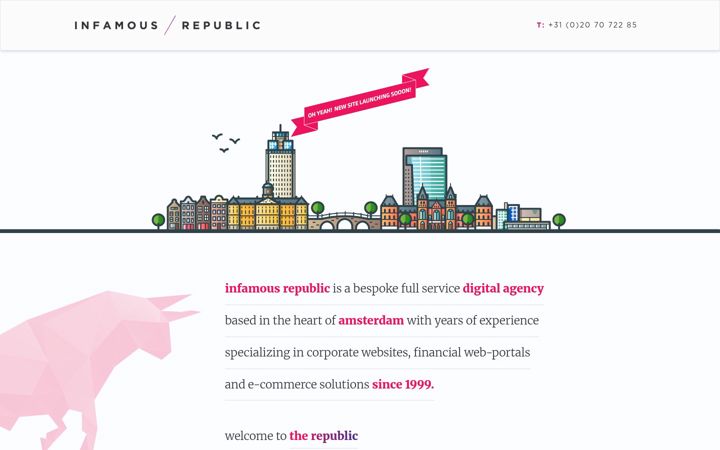 Screenshot of infamousrepublic.com