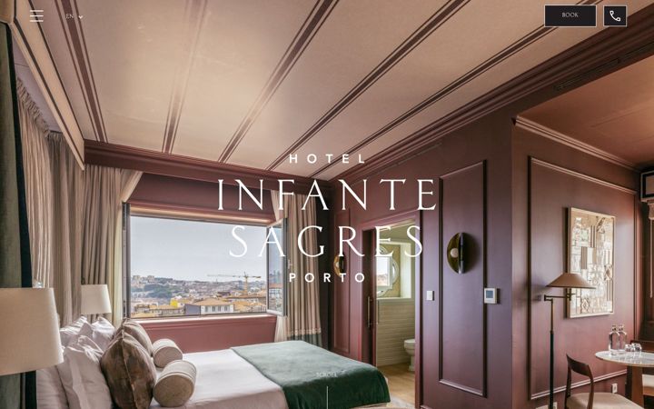 Screenshot of infantesagres.com