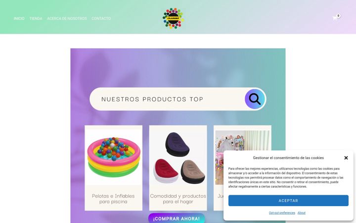 Screenshot of infantilescajuromix.com