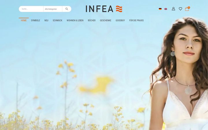 Screenshot of infea-shop.de