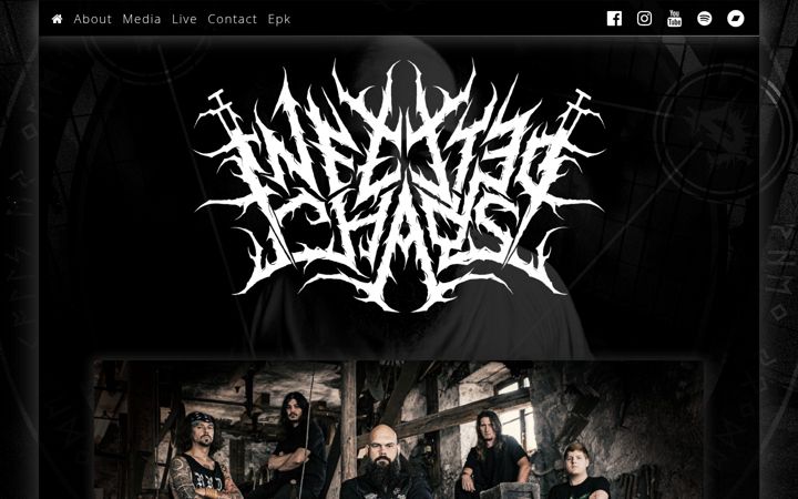 Screenshot of infected-chaos.com