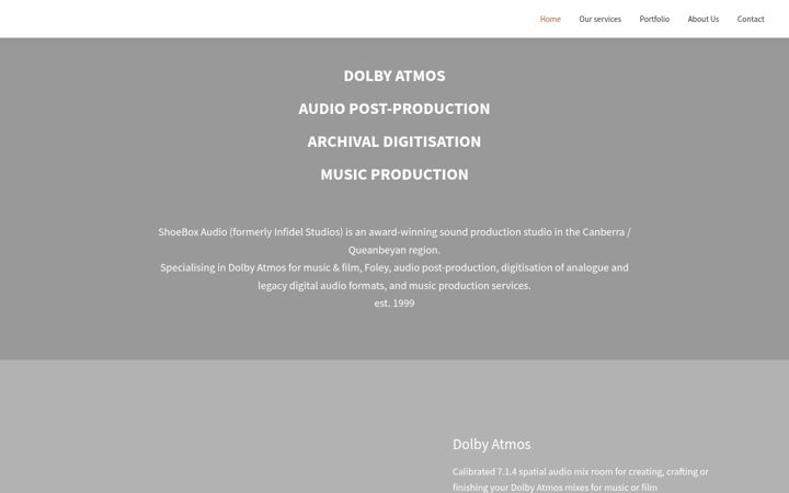 Screenshot ta' infidelstudios.com.au