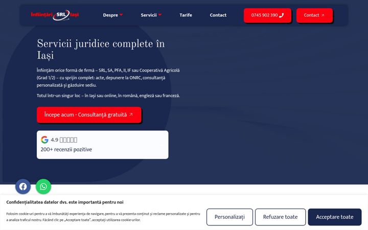 Screenshot of infiintarisrliasi.ro