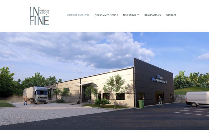 Screenshot of infine-maitredoeuvre.fr