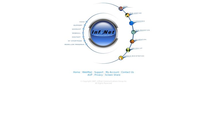 Screenshot of infinet.net