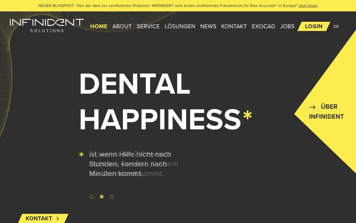 Screenshot of infinidentsolutions.com