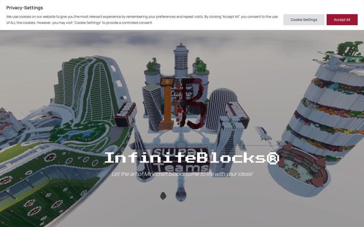 Screenshot of infinite-blocks.de